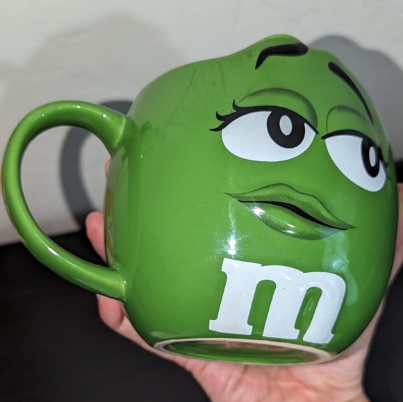 M&M'S World Las Vegas Green Character Ceramic Large Coffee Mug 18oz - Picture 12 of 12